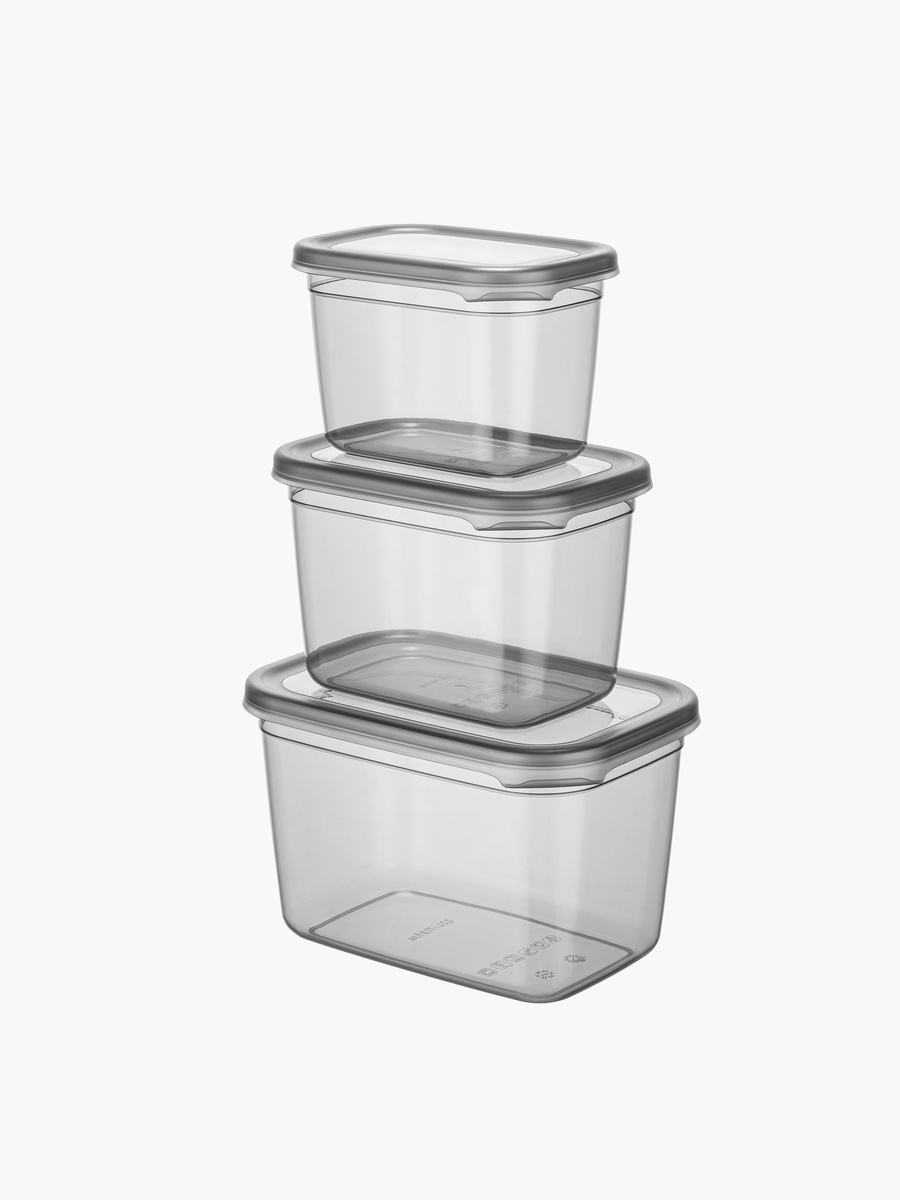 Neo Peggy 3-Piece Deep Storage Box Set