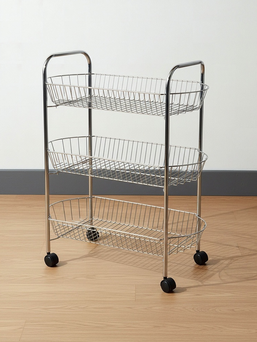 Amity 3-Tier Vegetable and Storage Trolley