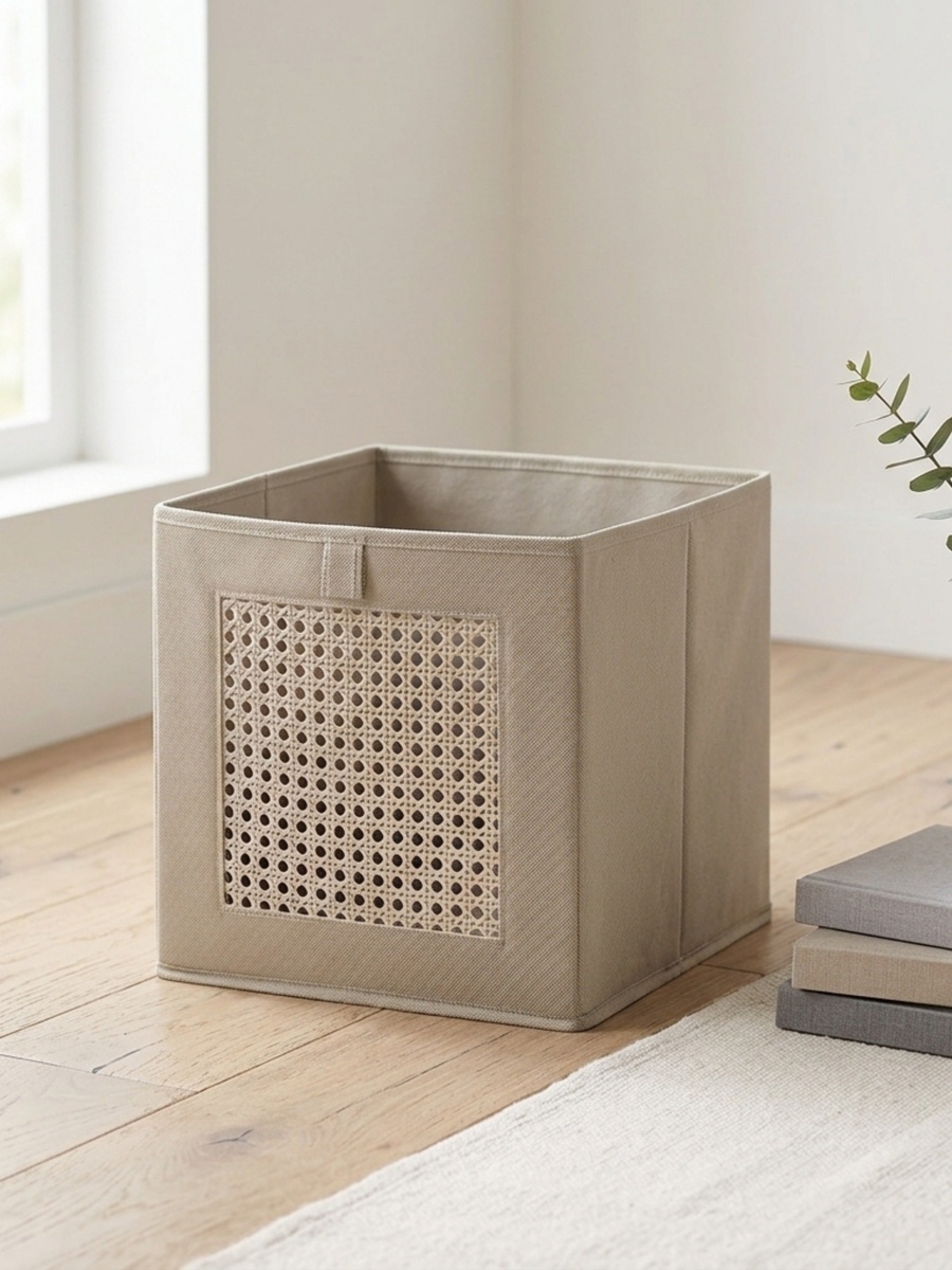 Austin Rattan Cube Box - 32x33x32 cm