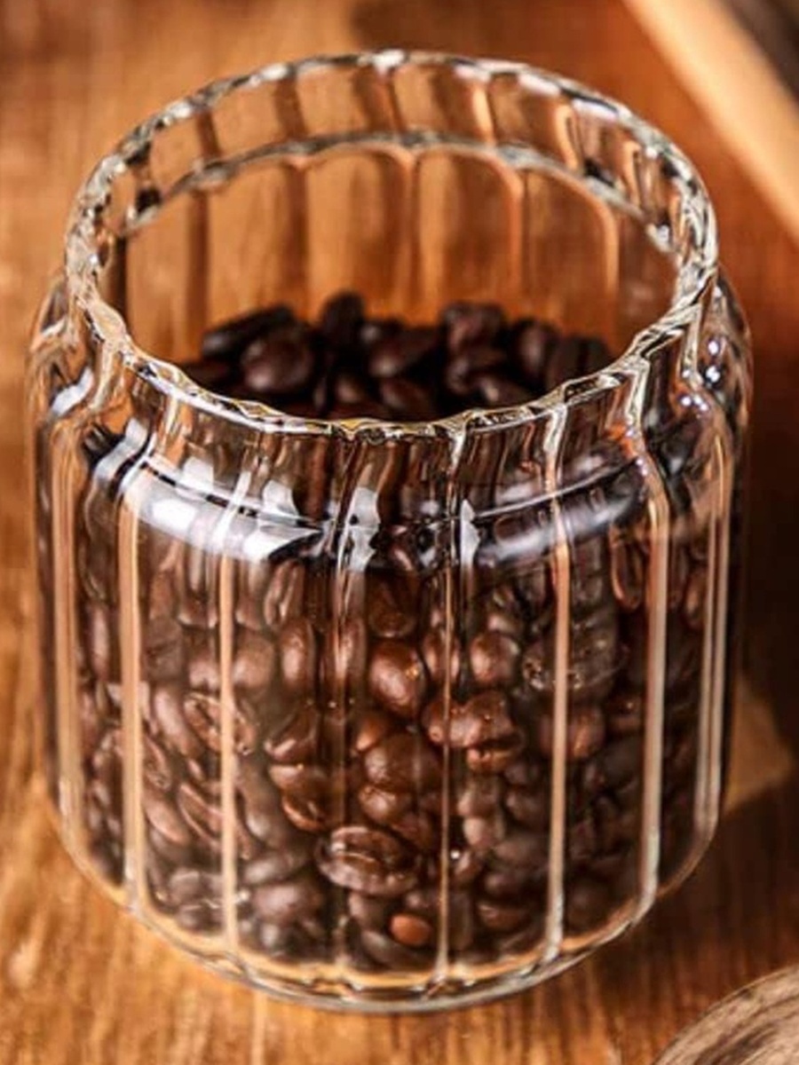 Zen Borosilicate 2-Piece Airtight Glass Storage Jar Set - 500 ml