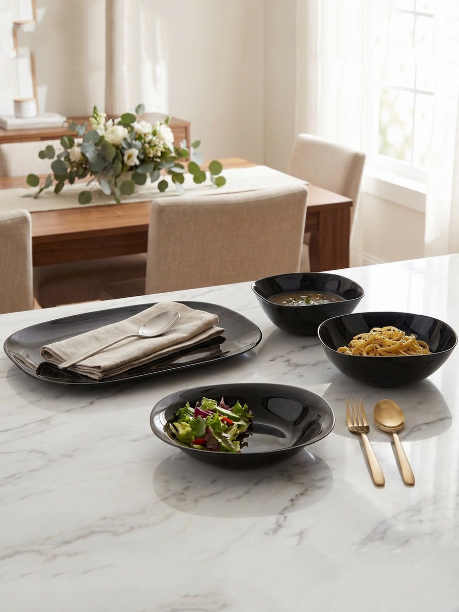 Luminous Opalware Platter - 36 cm