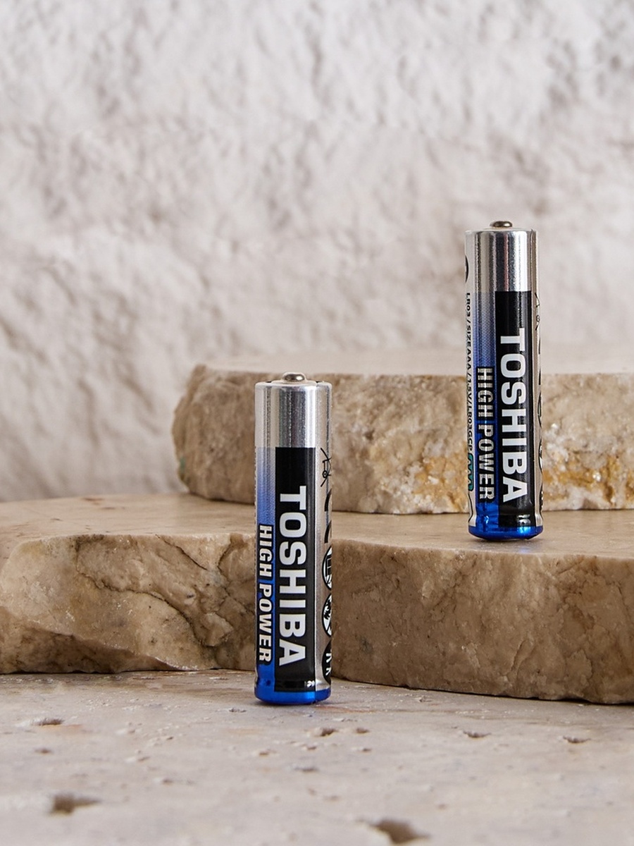 Toshiba High Power Aklaline 2-piece AAA Battery Set