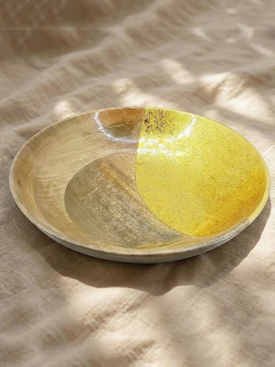 Layali Noor Serving Bowl - 25x25x3.5 cm