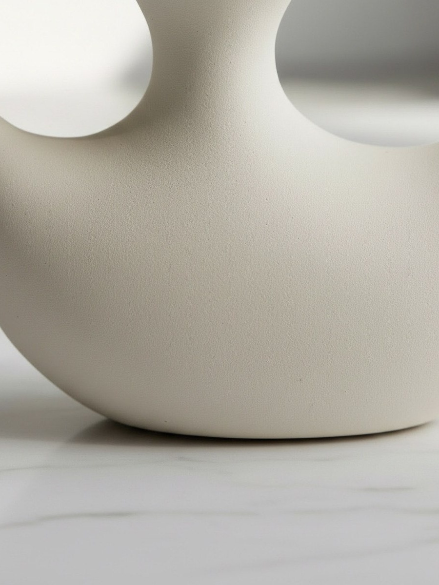حامل شموع سيراميك قياس 20.5×7.5×14.5 سم