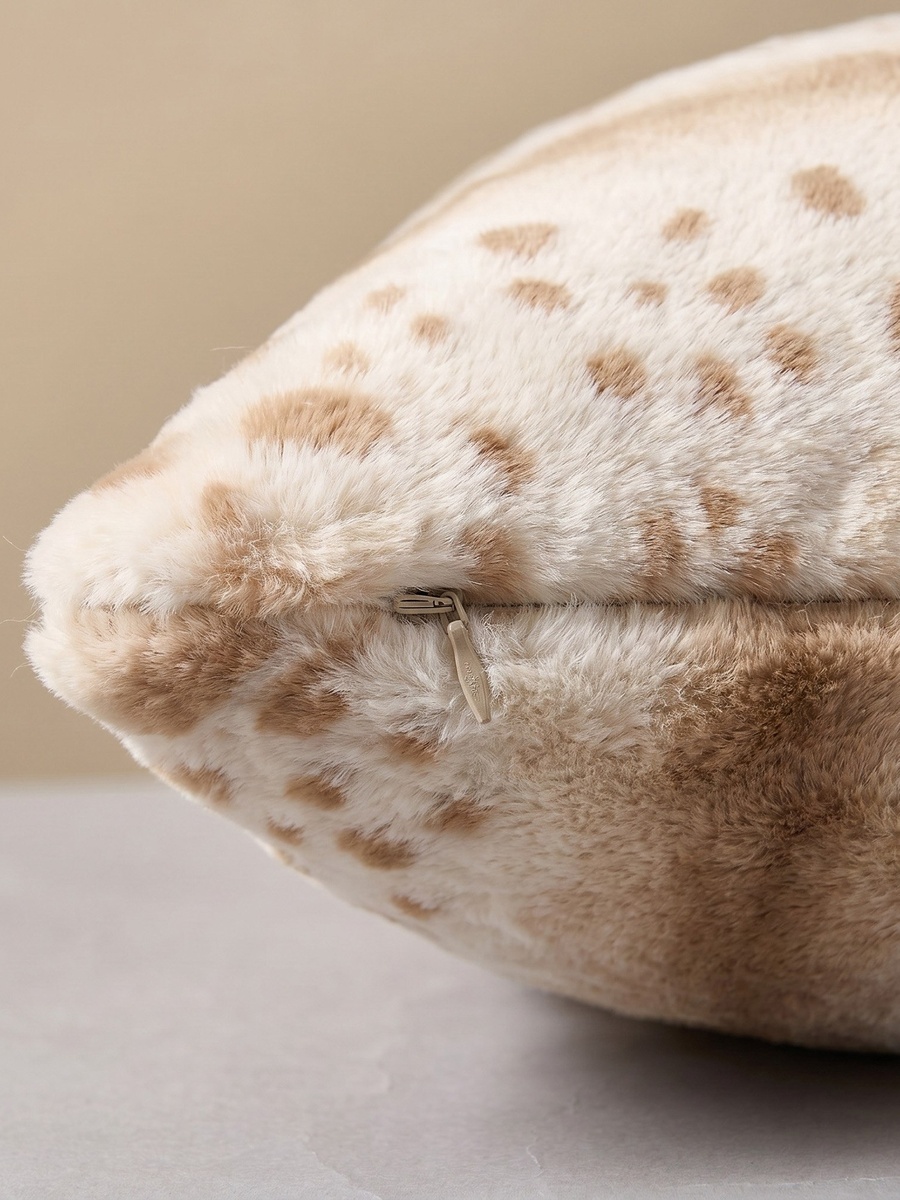 Cozy Duo 2-Piece Animal Leo Print Filled Cushion Set - 50x50 cm