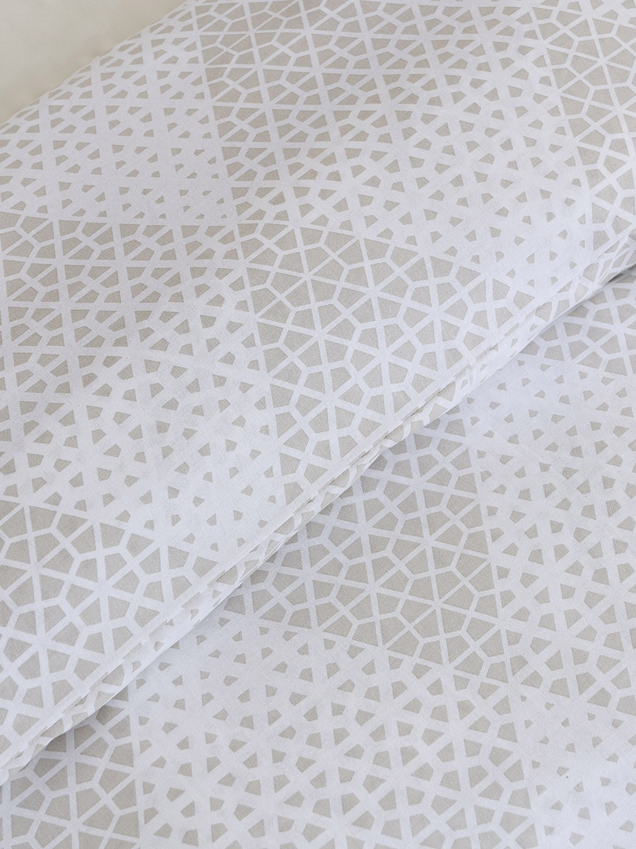Malta Cara 3-Piece Printed Cotton Twin Duvet Cover Set - 150x220 cm