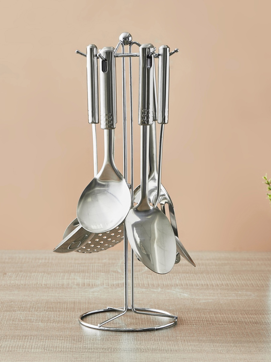 Feast 7-Piece Stainless Steel Kitchen Tool Set - 40.8x15x14.6 cm