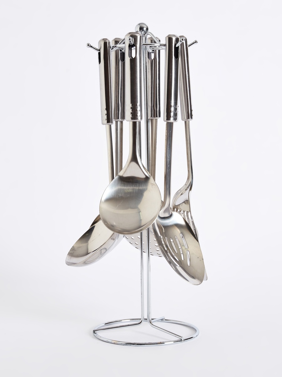 Feast 7-Piece Stainless Steel Kitchen Tool Set - 40.8x15x14.6 cm