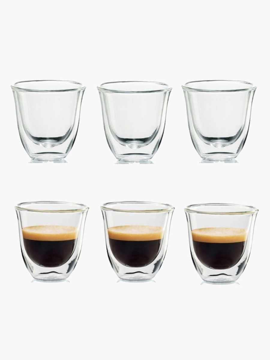 Zen Double Wall Espresso Tea Coffee Cup - Set of 6