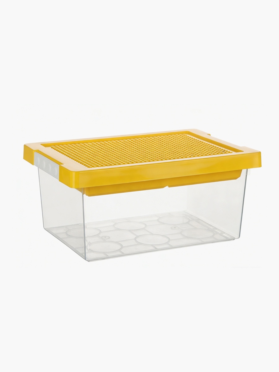 Arcade Lego Storage Box with Lid and Tray - 10.6 L