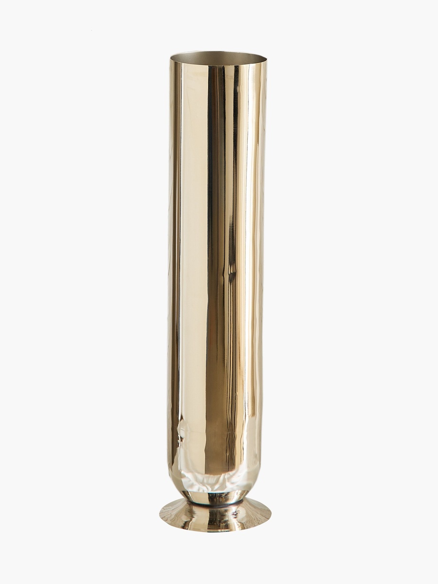 Bliss Samaya Decorative Cylindrical Vase with Base - 12x12x50 cm