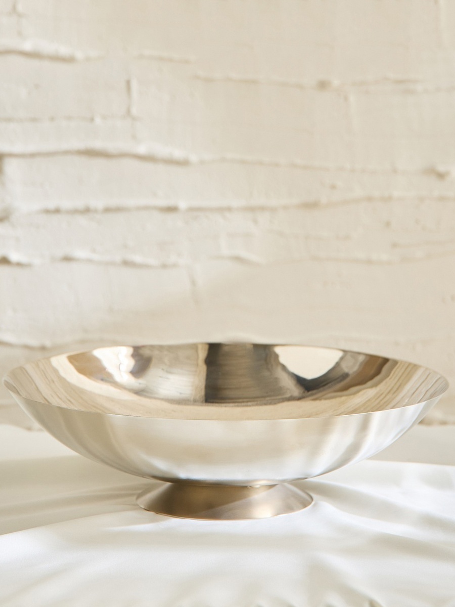 Bliss Samaya Decorative Centrepiece Bowl with Base - 30x30x6 cm