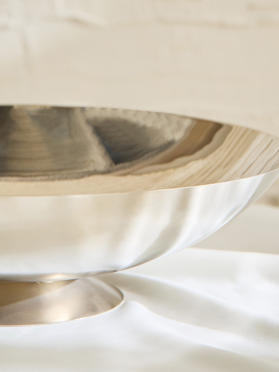 Bliss Samaya Decorative Centrepiece Bowl with Base - 30x30x6 cm
