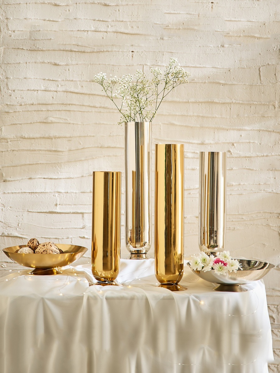 Bliss Samaya Decorative Centrepiece Bowl with Base - 30x30x6 cm