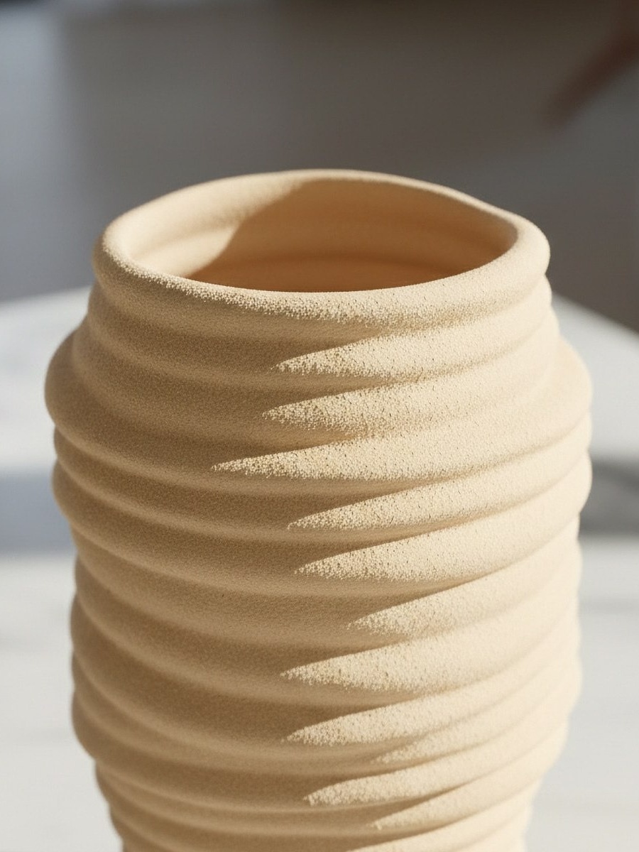 Fresco-Nellie Decorative Ceramic Vase - 15.5x15.5x26 cm