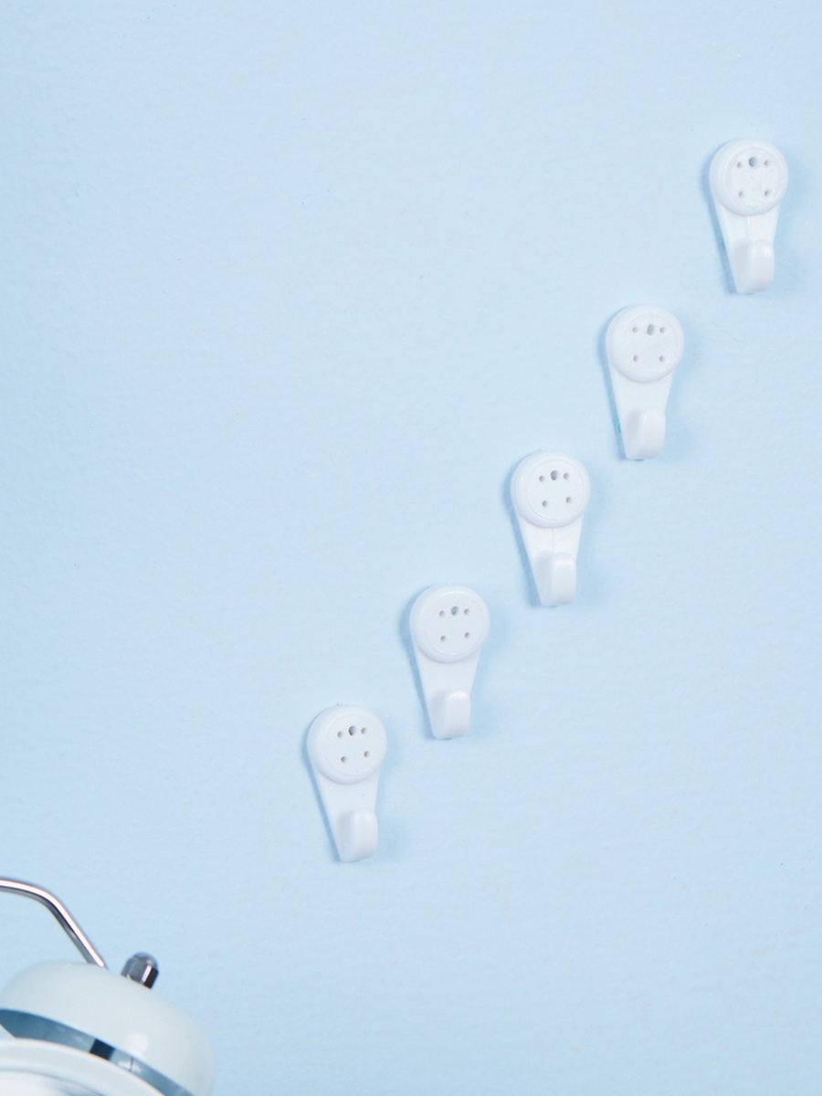 Hard Wall Hooks - Set of 5