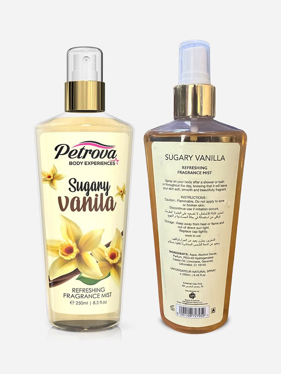Sugary Vanilla 250ml Fragrance Mist