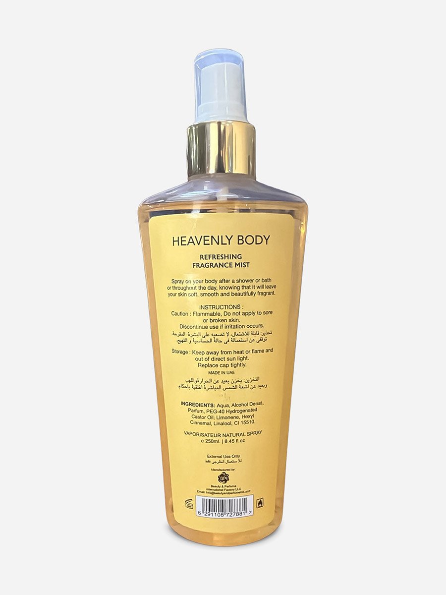 Heavenly Body 250ml Fragrance Mist