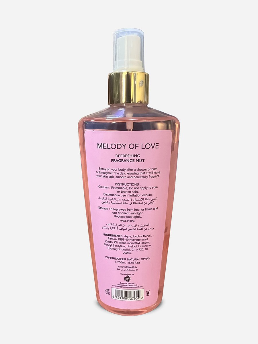 Melody of Love 250ml Fragrance Mist