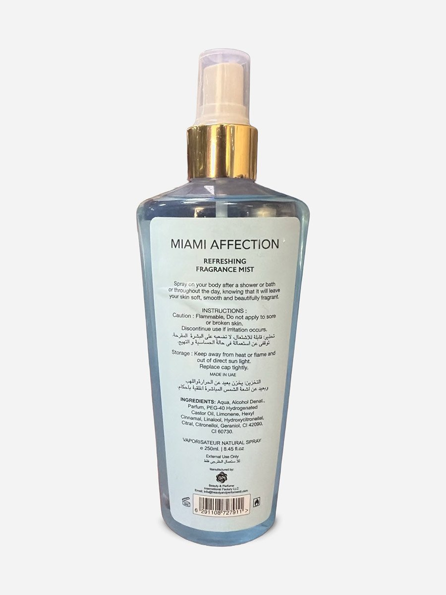 Miami Affection 250ml Fragrance Mist