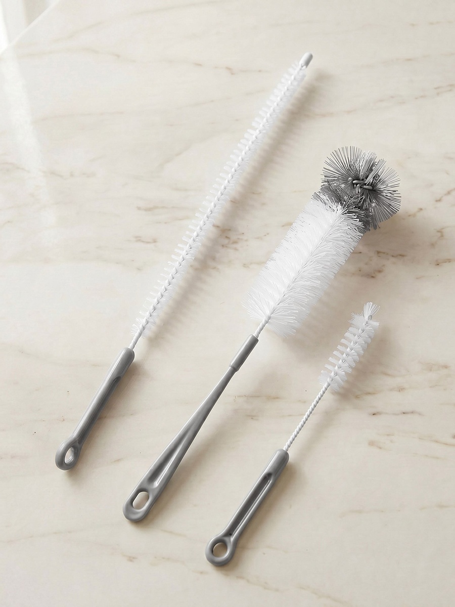 Primo 3-Piece Bottle Cleaning Brush Set