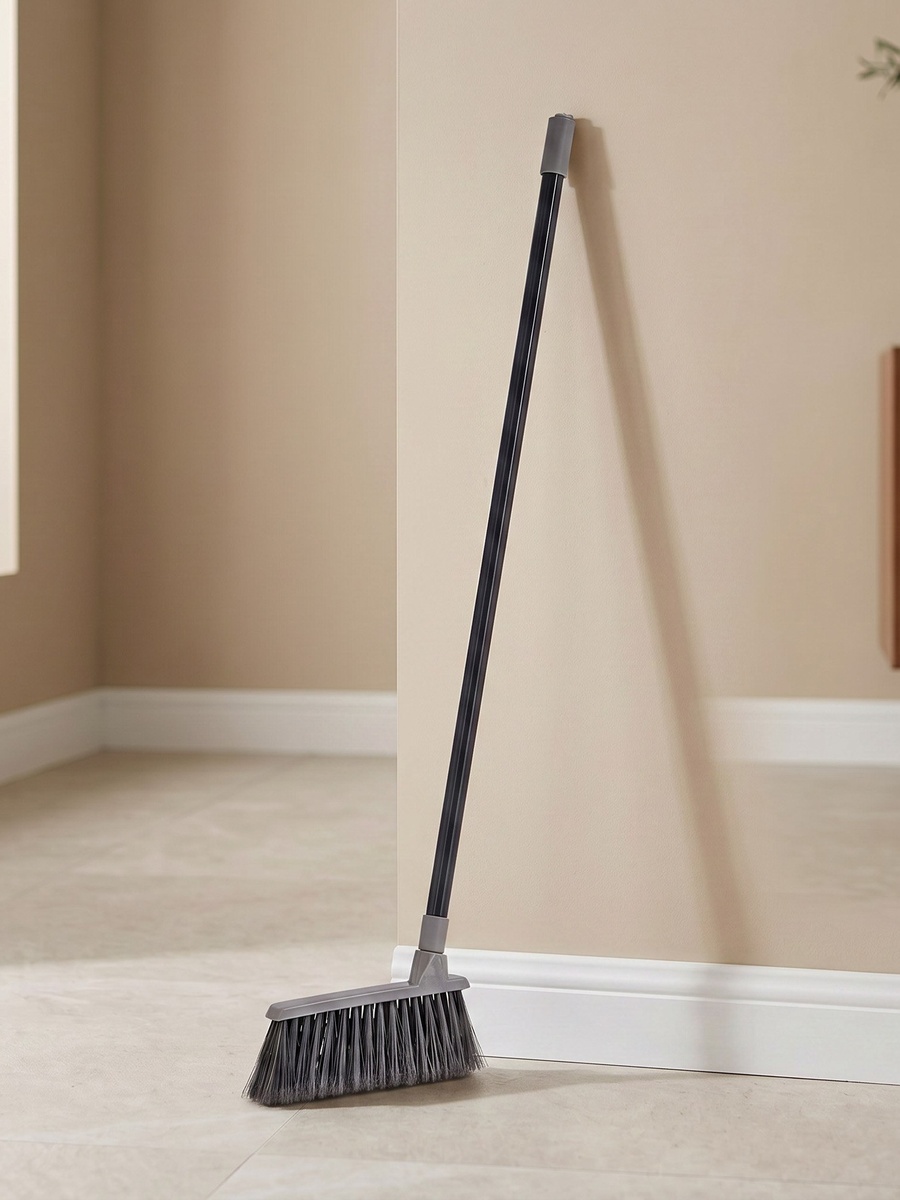 Primo Foldable Dustpan with Floor Brush - 24.5x25x84 cm