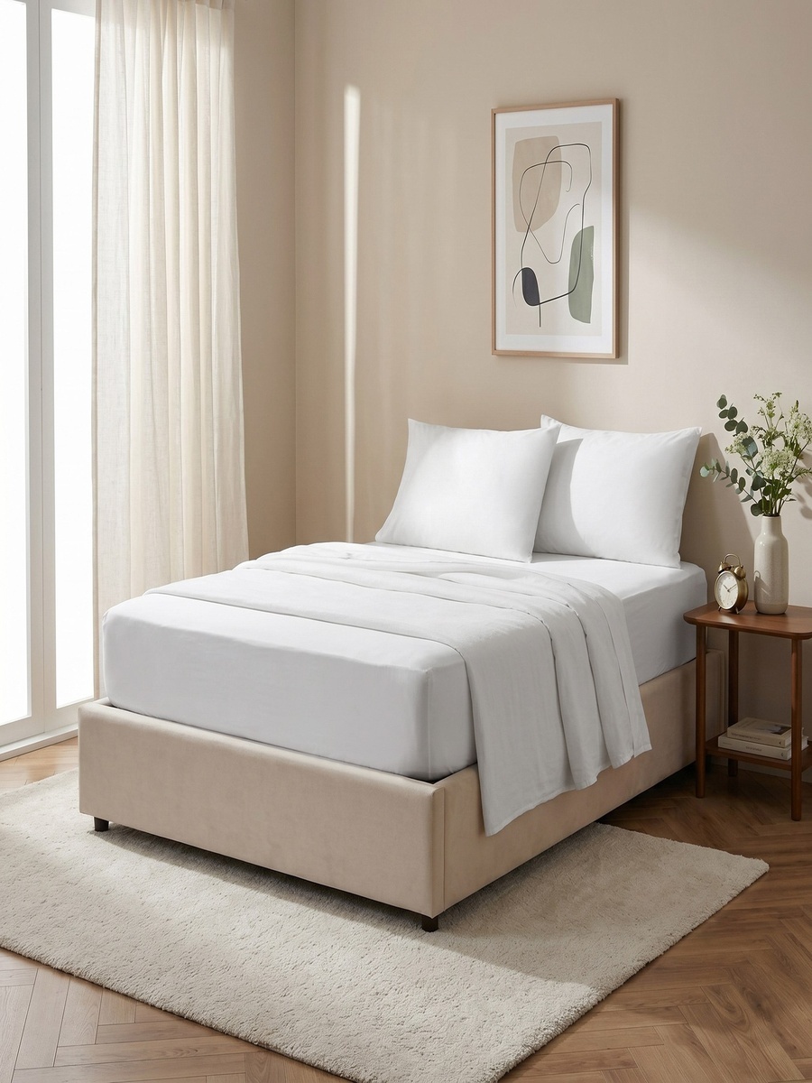 Cooltex Stretchable Cooling Jersey 3-Piece Twin Fitted Sheet Set - 120x200+40 cm