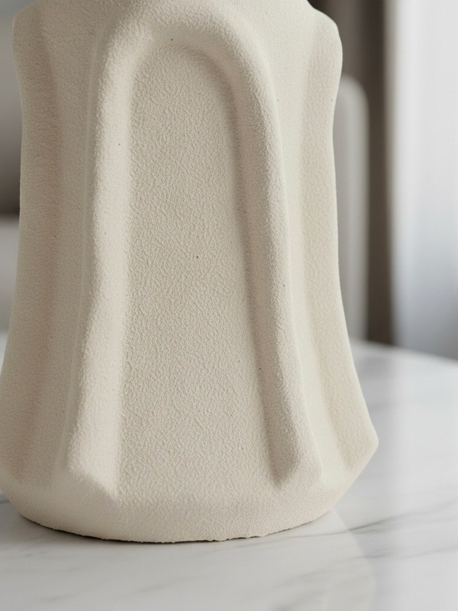Umber Lavasa Renee Decorative Ceramic Vase - 16.5x16.5x31 cm
