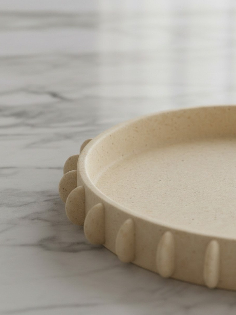 Fresco Idris Decorative Resin Tray - 30.5 x 30.5 x 3.5 cm