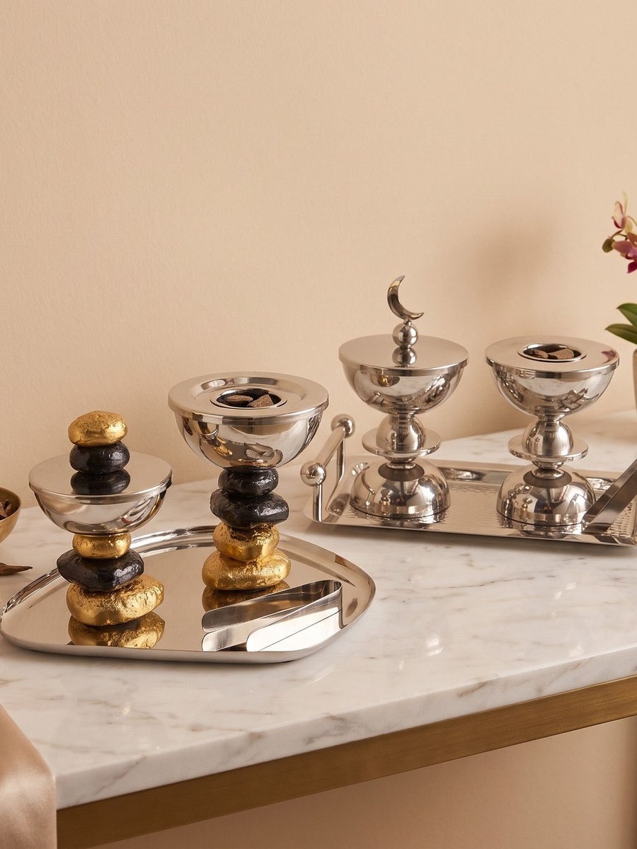 Meher 4-Piece Bukhoor Pot Set