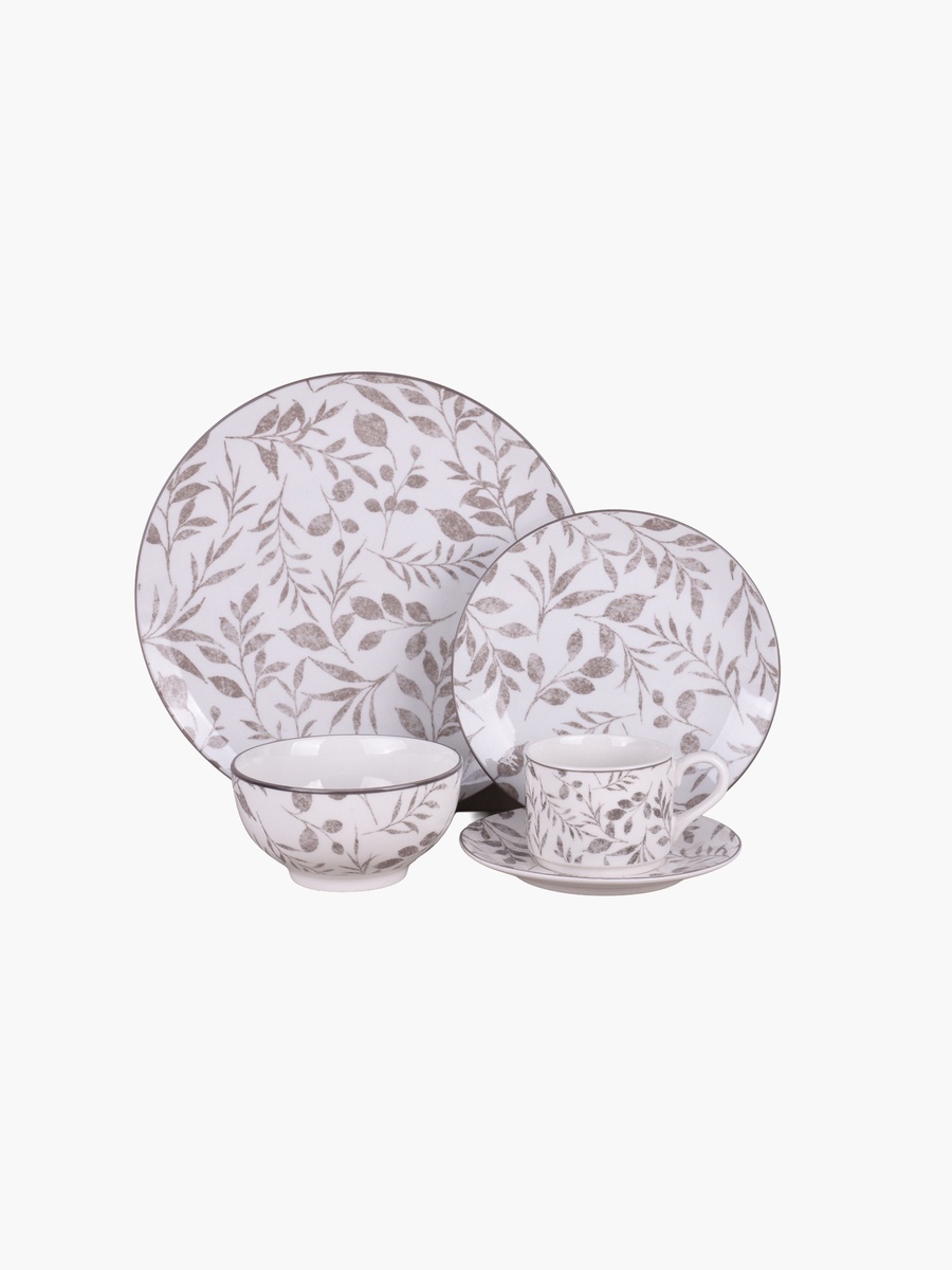 Atlanta Foliage 20-Piece Dinner Set - Serves 4