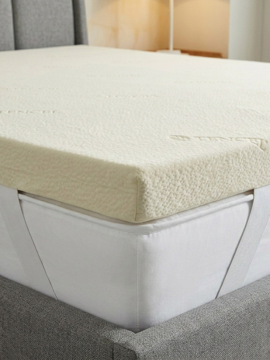 Tencelbliss Memory Foam Super King Mattress Topper - 200x200+8 cm