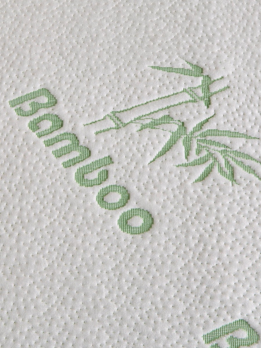 Bamboo Memory Foam King Mattress Topper - 180x200+4 cm