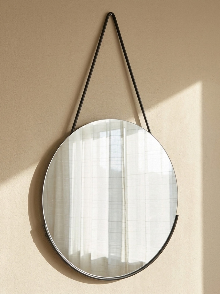 Auralia Elegant Round Mirror - 50 cm