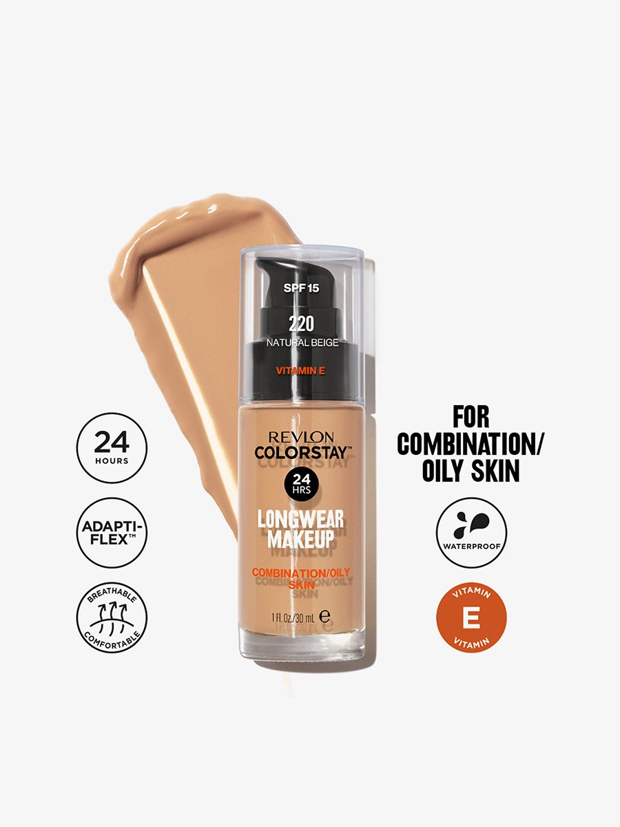 Colorstay Makeup Combo/Oily INTL - 220 - Natural Beige
