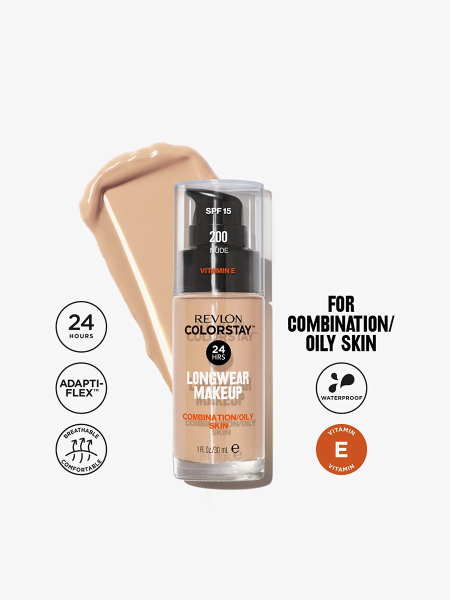 Colorstay Makeup Combo/Oily INTL - 200 - Nude