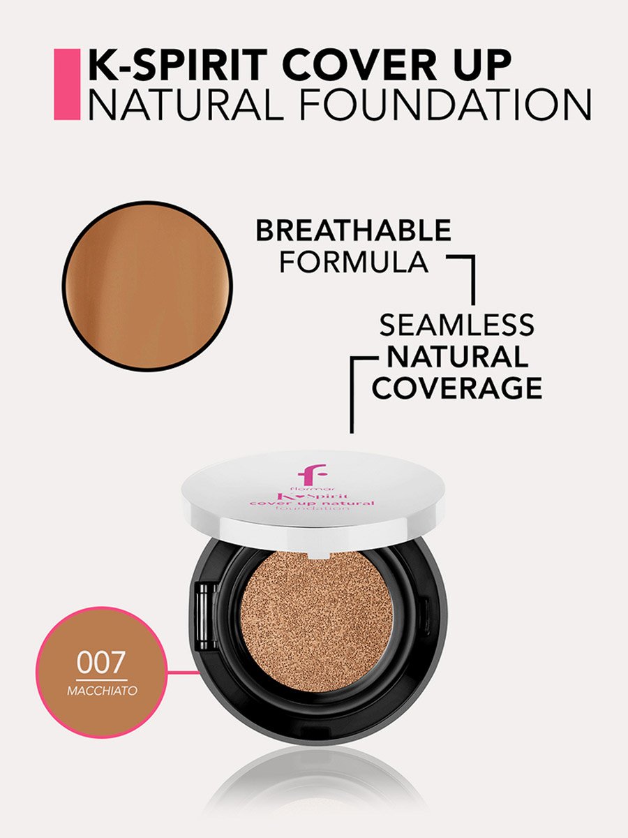 Flormar K-Spirit Cover Up Cushion Foundation 007 Macchiato