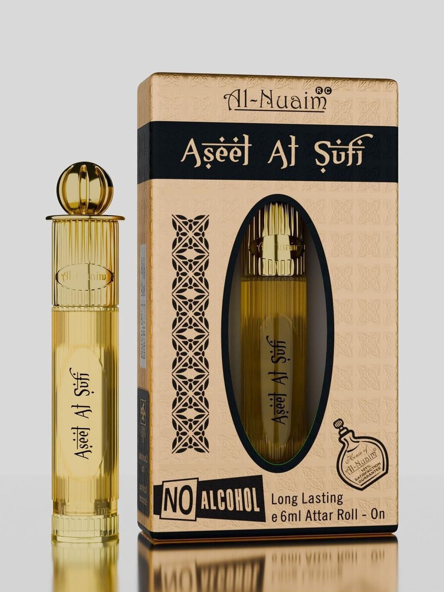 أسيل الصوفي أطار رول أون خالي من الكحول للرجال والنساء -، 6 مل