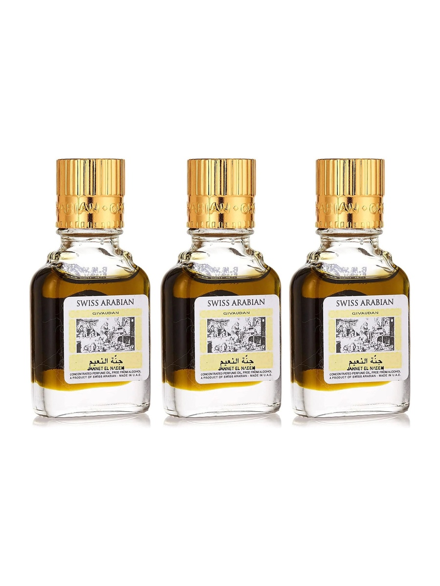 3 قطع - زيت عطري مركز جنة النعيم، 9 مل