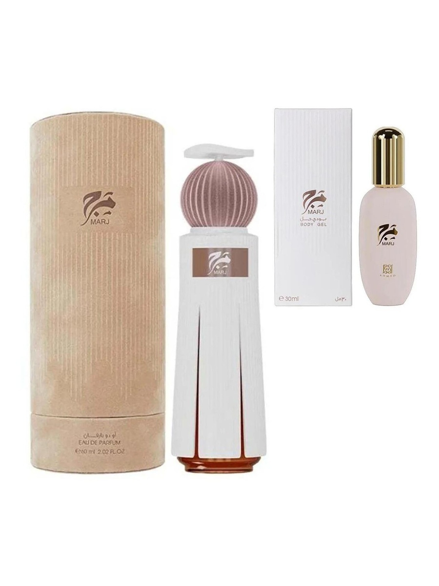 طقم كومبو مرج من ماء عطر سعة 60 مل وجل الجسم سعة 30 مل