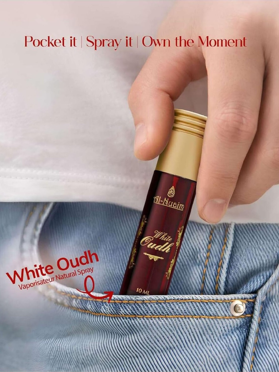 White Oudh Eau De Parfum For Men and Women - 10ml
