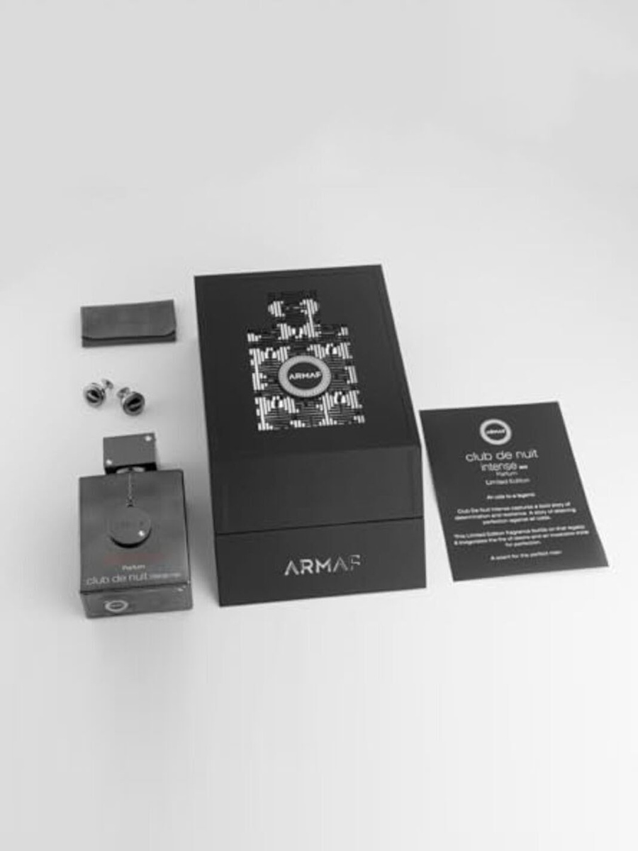 بخاخ ماء عطر كلوب دي نوي إنتنس للرجال إصدار محدود، 3.6 أونصة مع أزرار أكمام