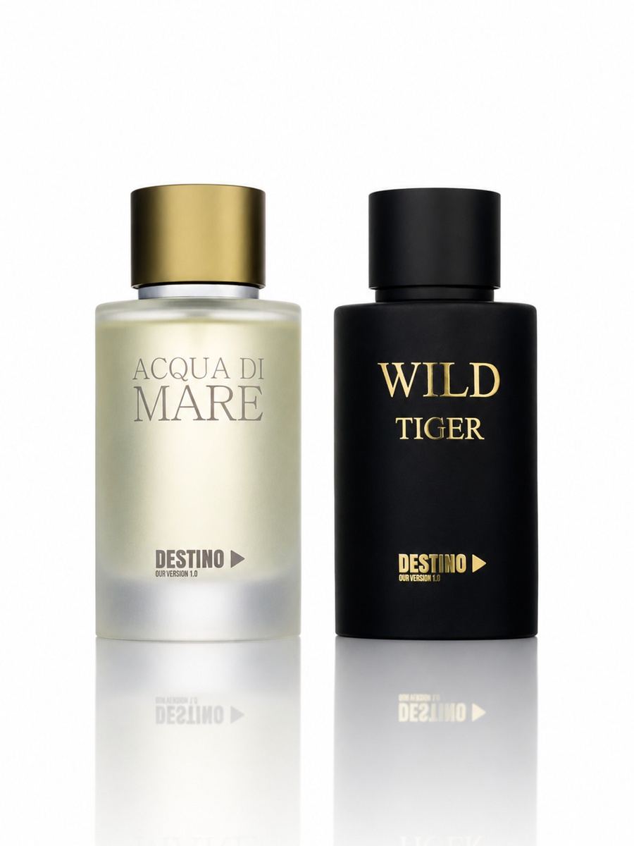 مجموعة عطور أكوا دي ماري ماء تواليت، 100 مل للرجال وكوكو بيل ماء عطر إنتنس، 100 مل للنساء
