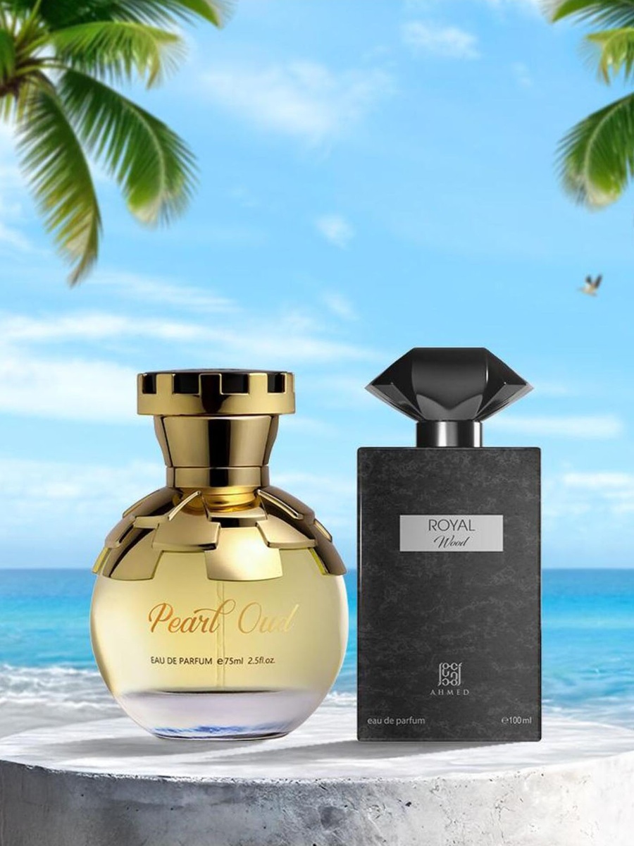 ماء عطر بيرل عود سعة 75 مل ورويال وود سعة 100 مل
