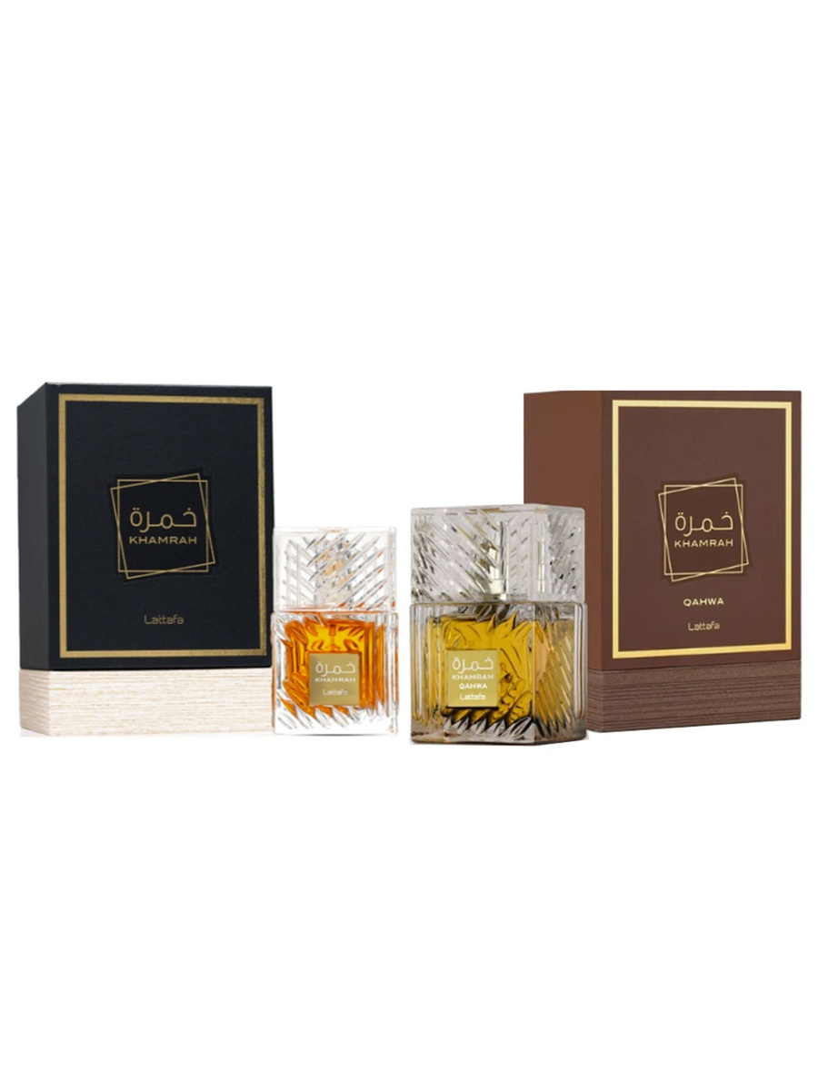 قطعتين خمرة وقهوة ماء عطر، 100 مل