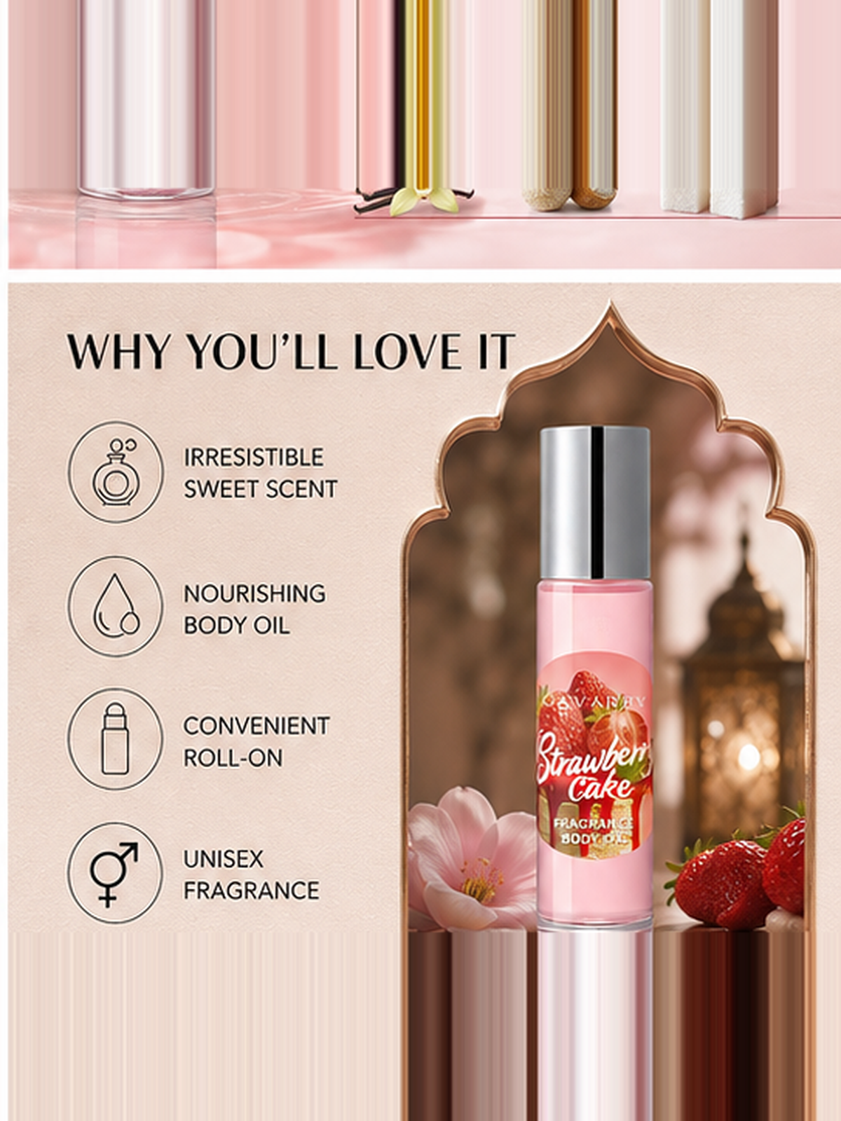 Gavarry Sweet Strawberry Cake Fragrance Oil 10ml