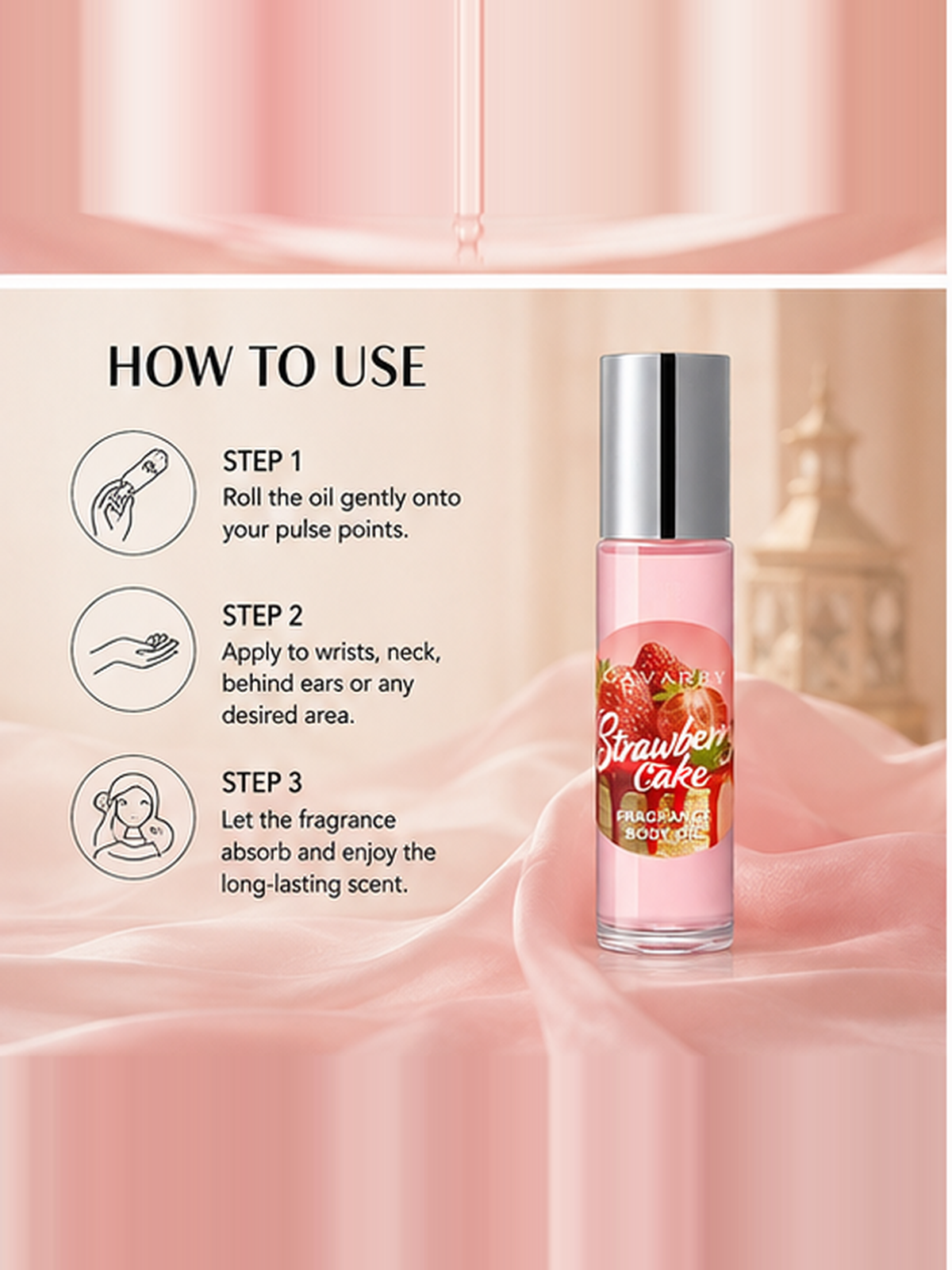 Gavarry Sweet Strawberry Cake Fragrance Oil 10ml