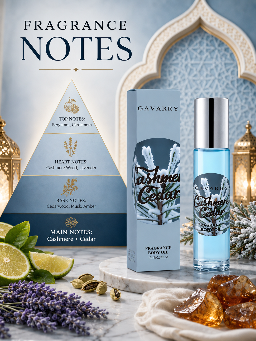 Gavarry Cashmere Cedar Fragrance Oil 10ml