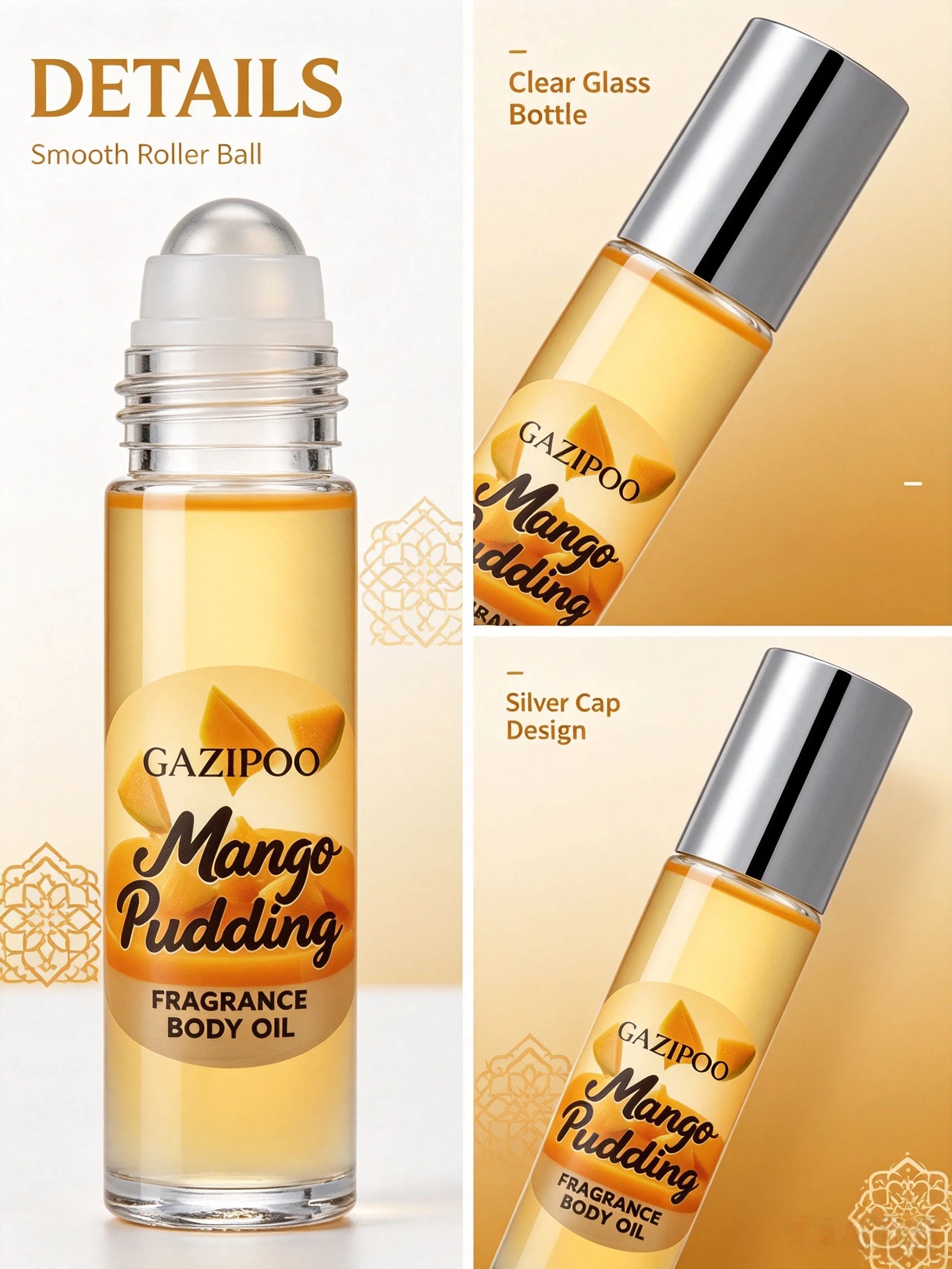 Gazipoo Mango Pudding Fragrance Body Oil 10ml