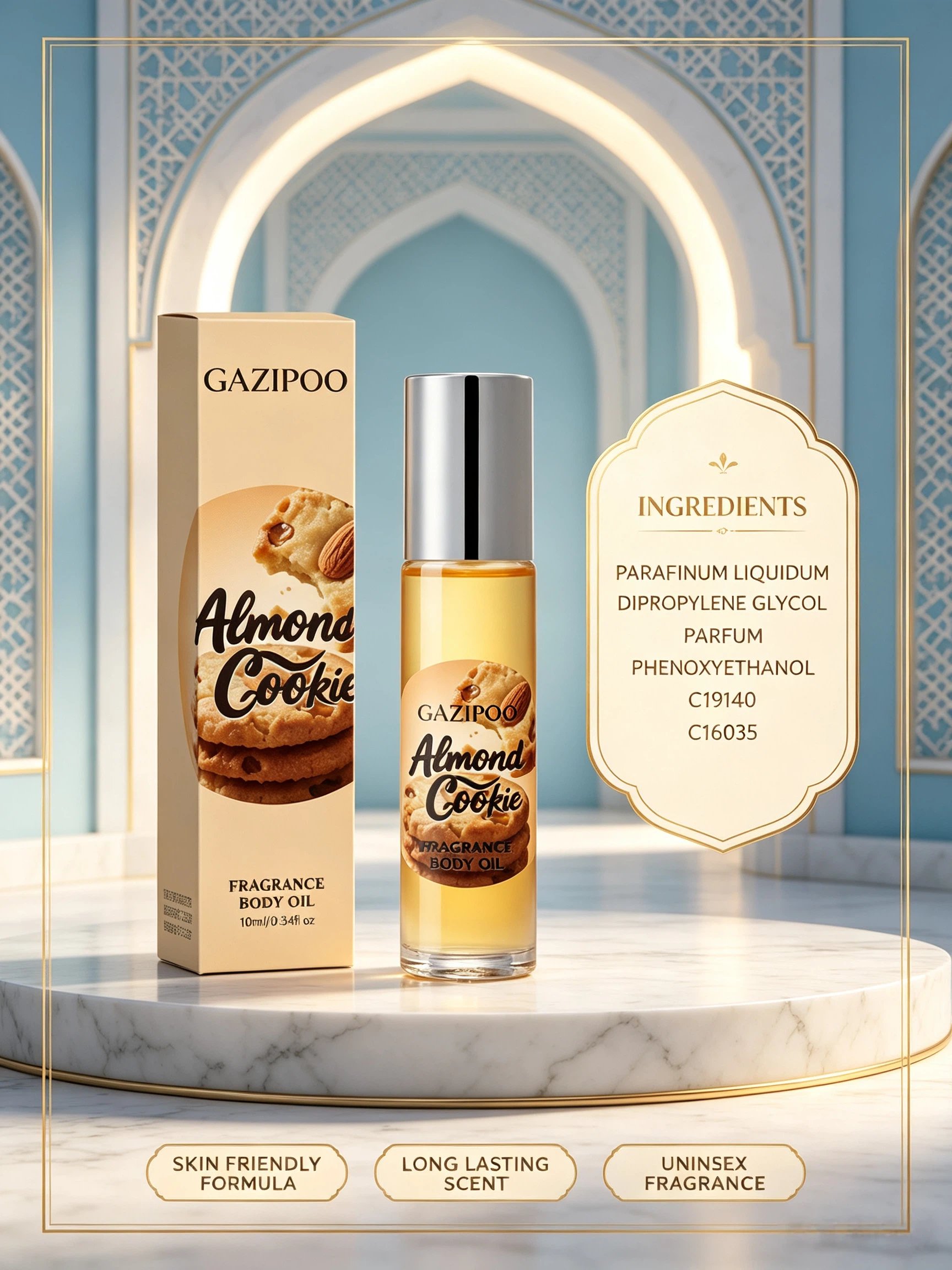 زيت عطري برائحة كوكيز اللوز 10 مل